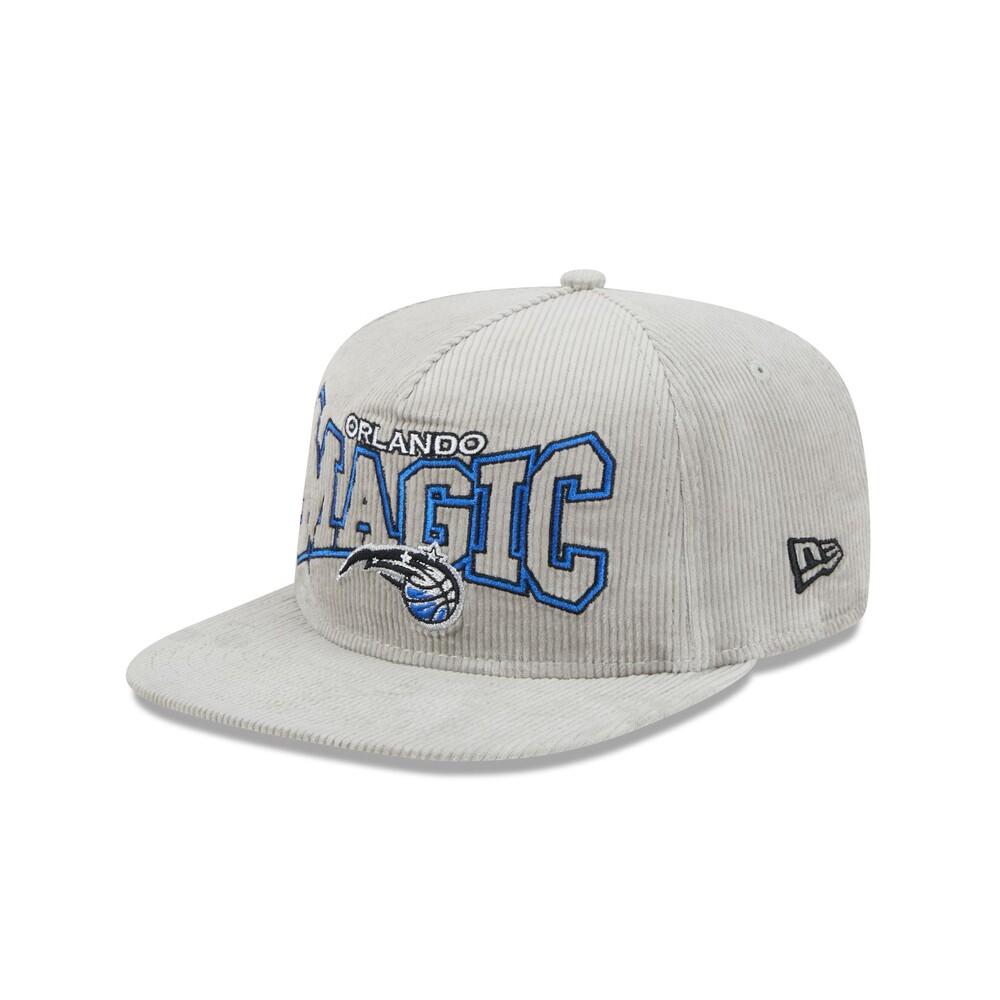New Era Orlando Magic Gray Cord Golfer Hat - One Size